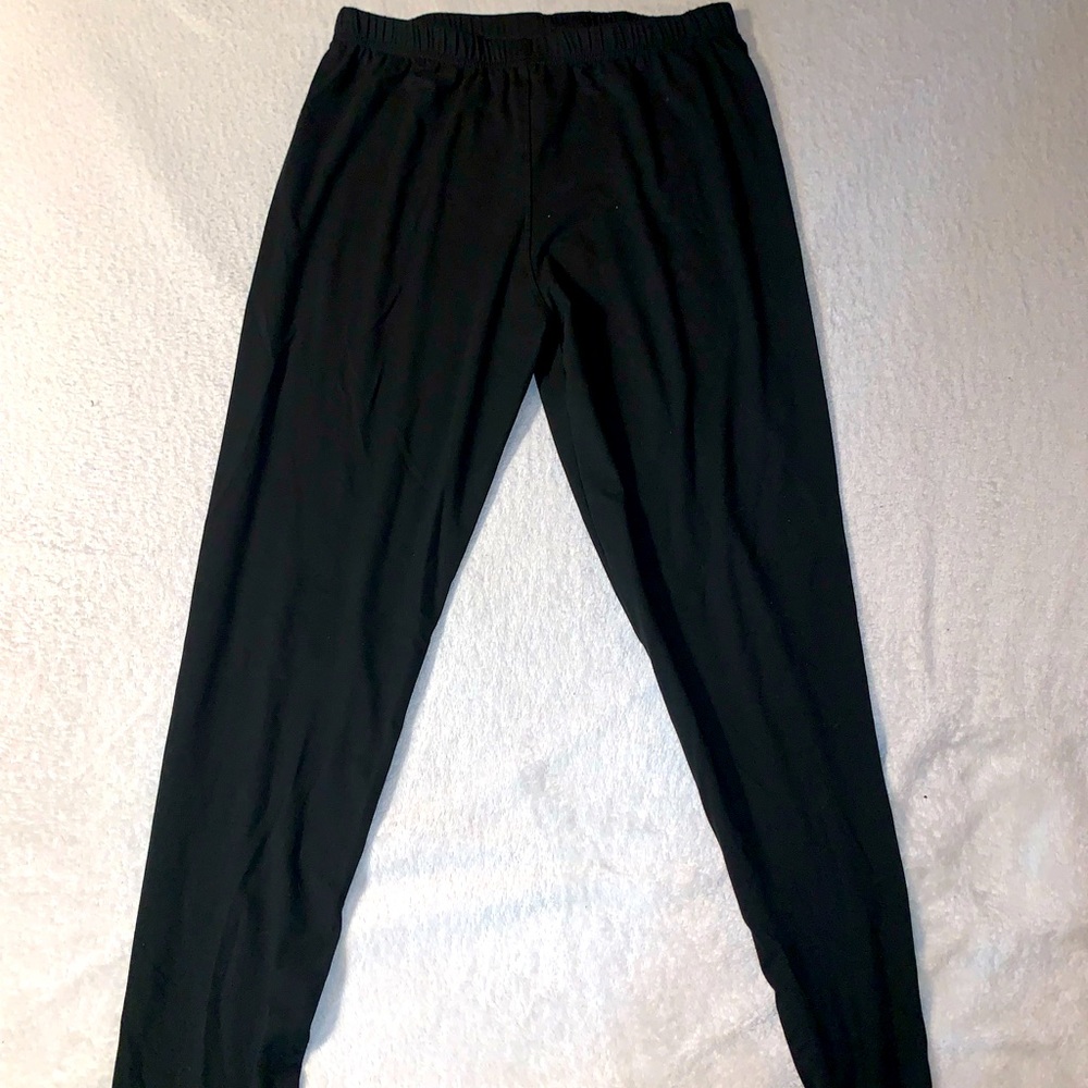 Just leggings, plus size, black